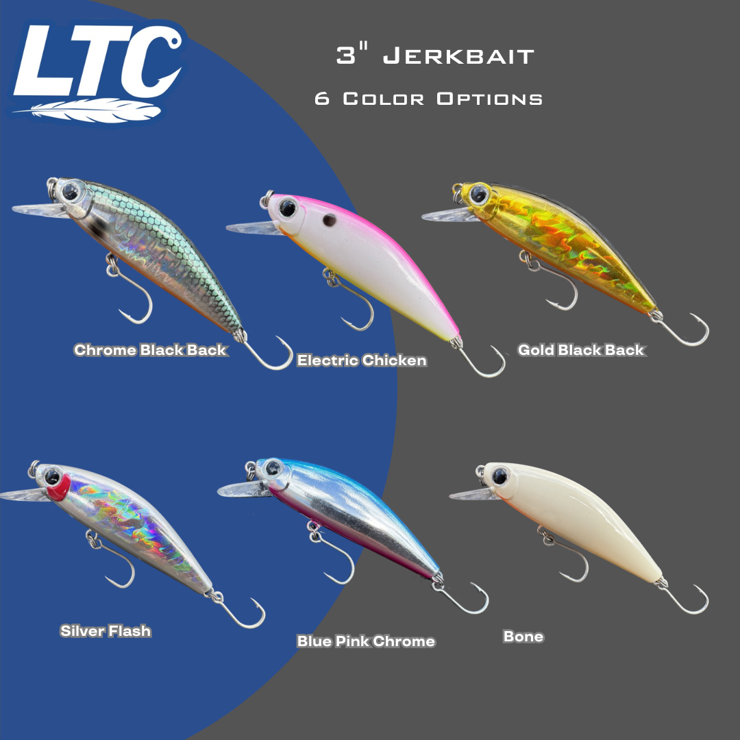 3 Inch Sinking Jerkbait – Light Tackle Central