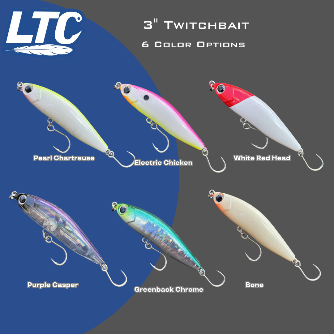 3 Inch Slow Sinking Twitchbait – Light Tackle Central