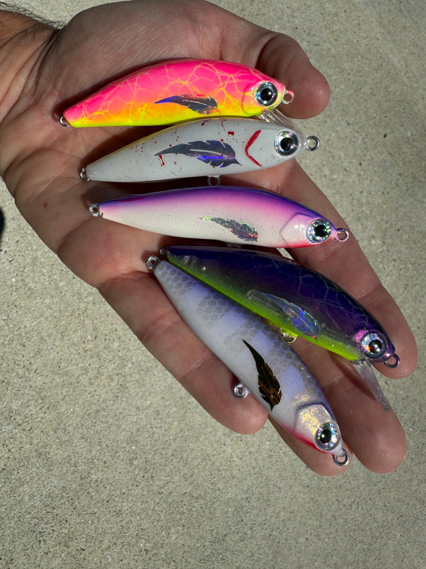 Custom Painted 3 Inch Twitchbait