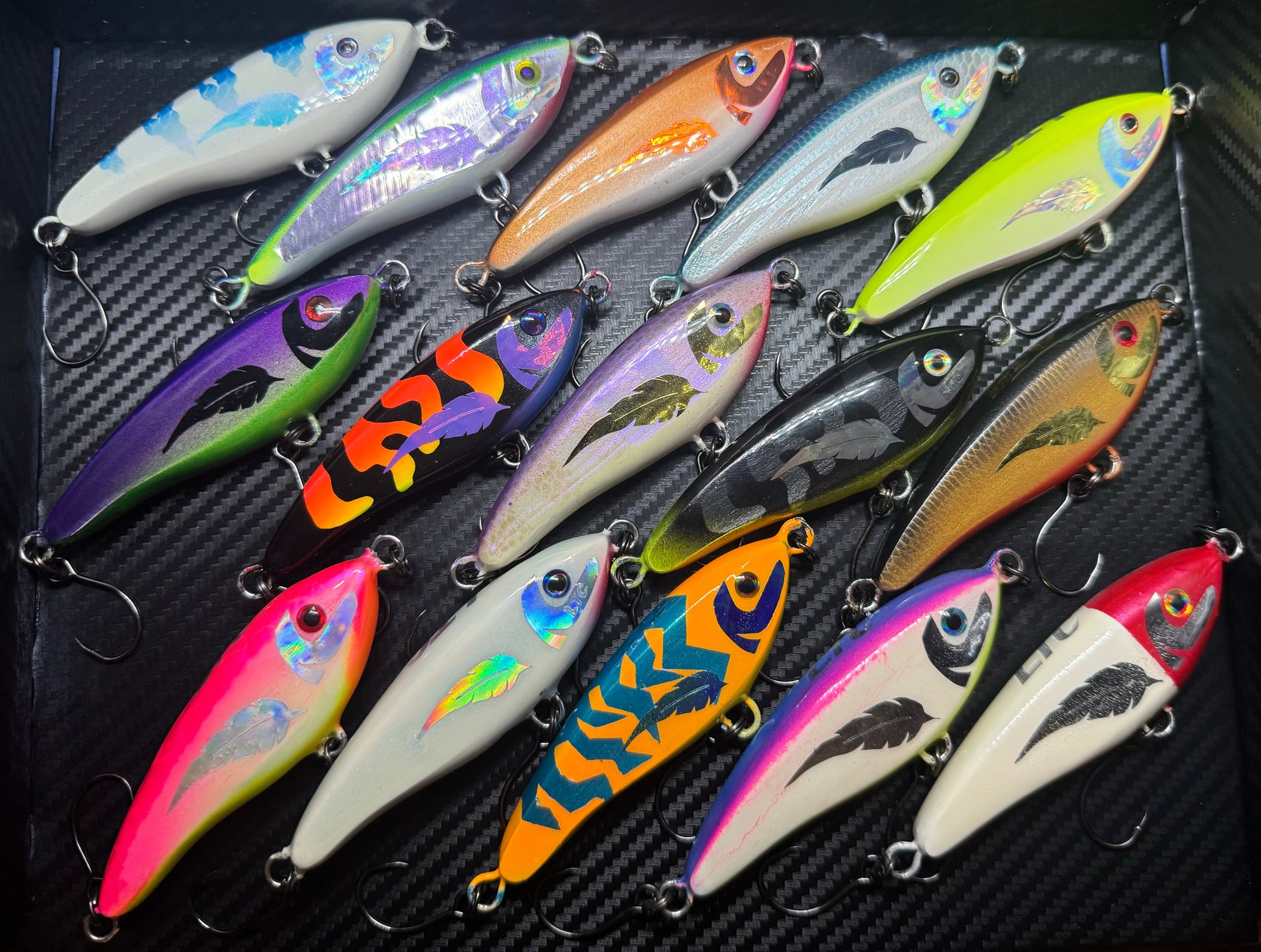 custom offshore fishing lures LTC Custom 90- Handmade Wooden Stickbait – Light Tackle Central