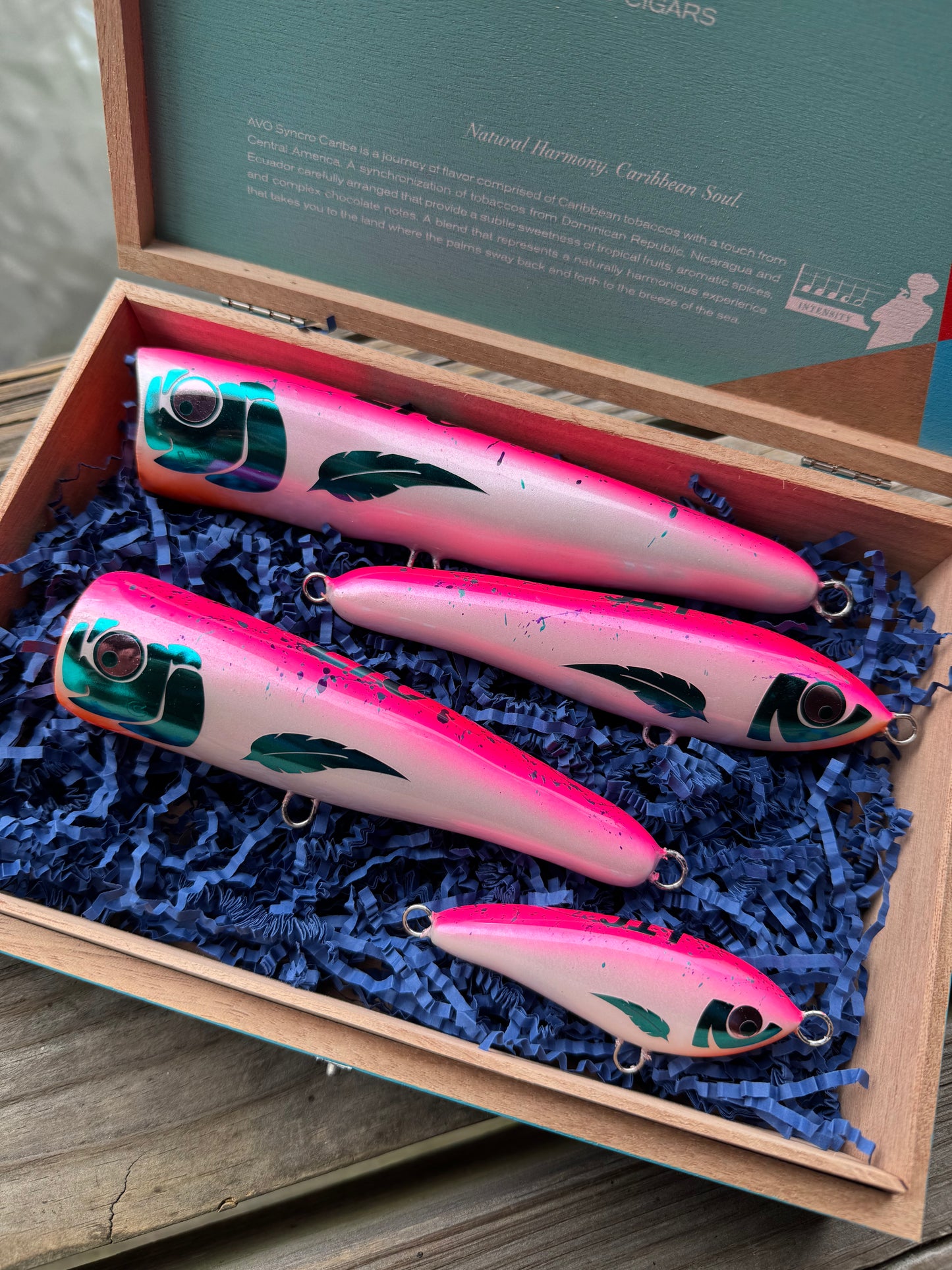 Handmade Custom 4 Lure Matching Set